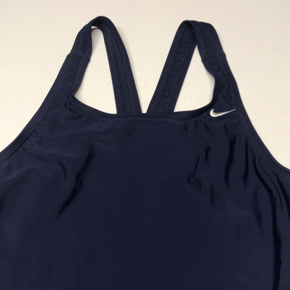 NIKE SWIM - women’s one piece blue swimsuit - Picture 2 of 5